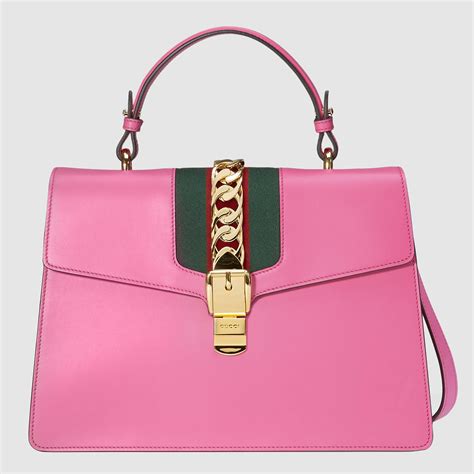 borsa sylvie rosa gucci|gucci borse a mano.